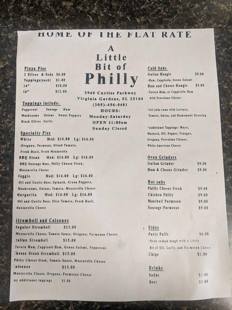 A Little Bit of Philly Menu image 3
